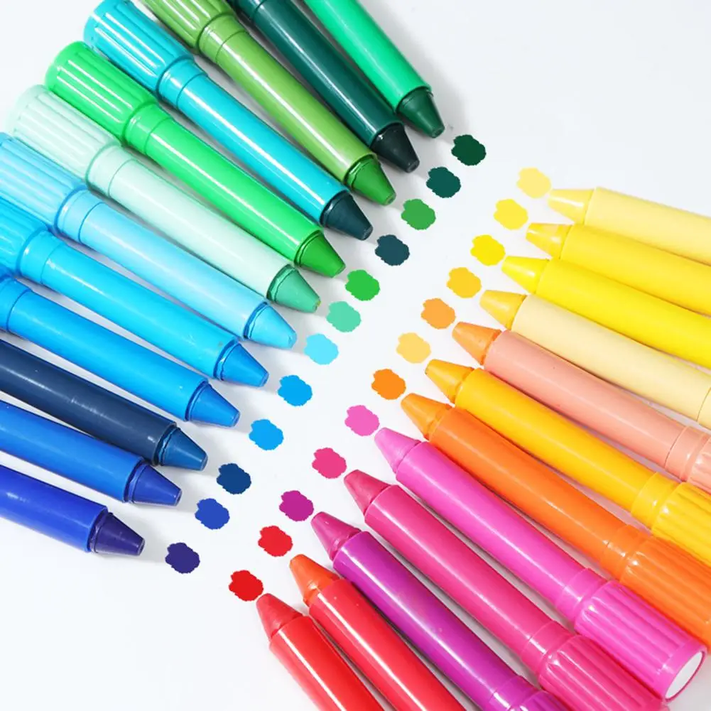 12/18/24/36 Color Kids Graffiti Painting Pen Highlighter Child Rotatable Crayon Good quality
12/18/24/36 Color Kids Graffiti Painting Pen Highlighter Child Rotatable Crayon Good quality