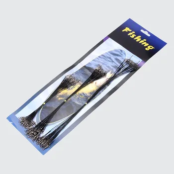 72PCS/Fishing lure Before the wire leading anti-bite line sub-line conductor wire black sea bass bait fishing line wire Specials
72PCS/Fishing lure Before the wire leading anti-bite line sub-line conductor wire black sea bass bait fishing line wire Specials