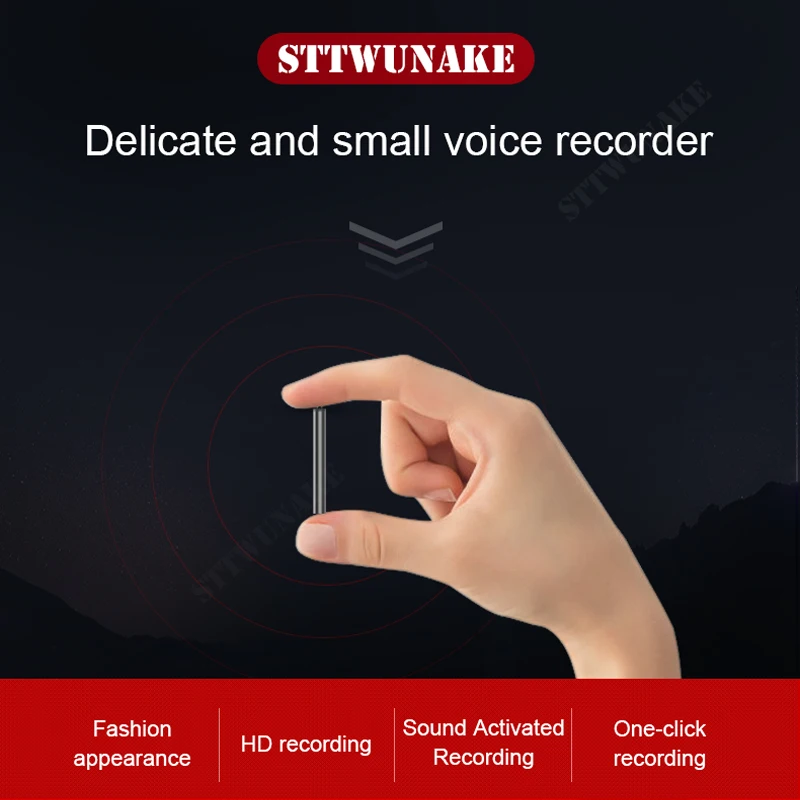 STTWUNAKE Voice recorder Dictaphone audio mini sound usb professional digital micro flash Drive small
STTWUNAKE Voice recorder Dictaphone audio mini sound usb professional digital micro flash Drive small