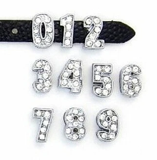 8MM Full Rhinestone Number Slide Charm 20PCS/lot " 0--9 Can Choose Each Number " Fit For DIY Pet Collar & Wristband
8MM Full Rhinestone Number Slide Charm 20PCS/lot " 0--9 Can Choose Each Number " Fit For DIY Pet Collar & Wristband