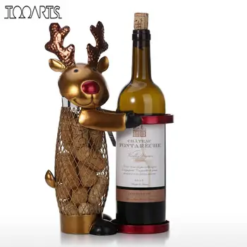 TOOARTS Netted Christmas Elk Wine Rack Animal Wine Holder Cork Container Metal Practical Craft Home Decorations Present for Xmas
TOOARTS Netted Christmas Elk Wine Rack Animal Wine Holder Cork Container Metal Practical Craft Home Decorations Present for Xmas