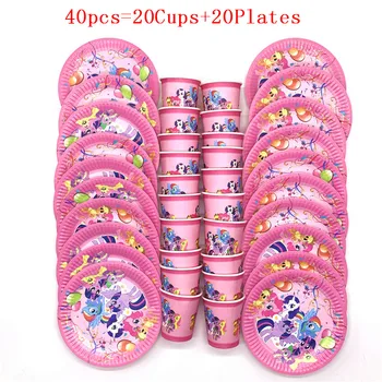 20pcs/40pcs My Little Pony Theme Girl Birthday Party Cartoon Paper Cup+Plate Festival Wedding Baby Shower Tableware Supply
20pcs/40pcs My Little Pony Theme Girl Birthday Party Cartoon Paper Cup+Plate Festival Wedding Baby Shower Tableware Supply