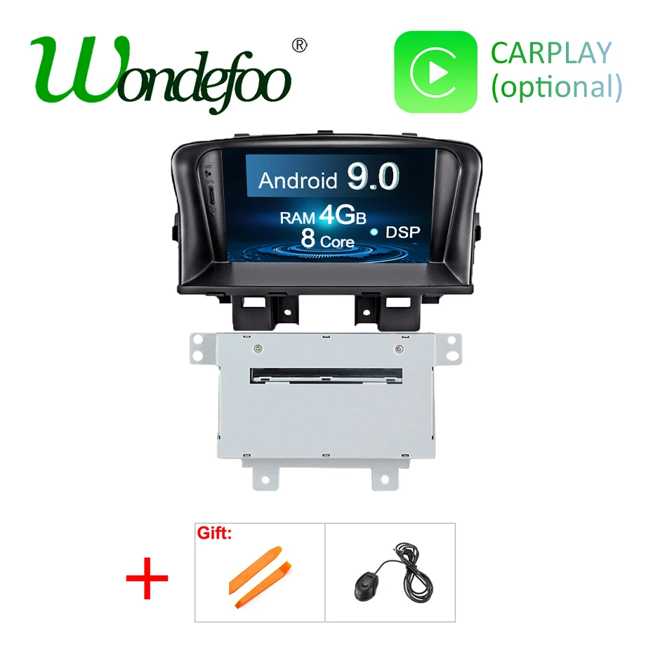 Android 9.0 DSP 4G RAM DVD Player for Chevrolet Cruze 2008-2011 GPS Receiver Navigation Stereo Multimedia Radio 8 Core Head Unit
Android 9.0 DSP 4G RAM DVD Player for Chevrolet Cruze 2008-2011 GPS Receiver Navigation Stereo Multimedia Radio 8 Core Head Unit