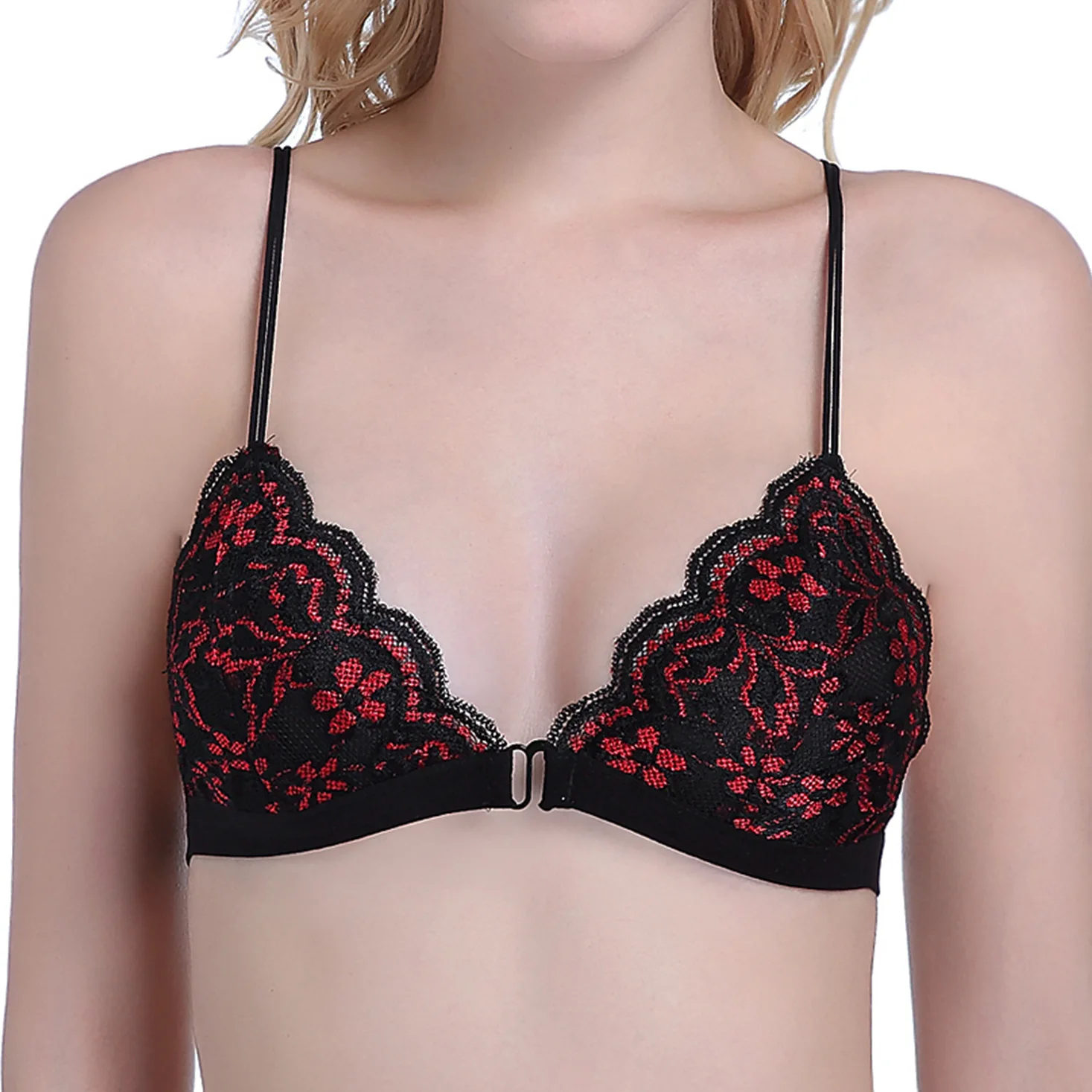 New Fashion Sexy Simple Push Up Bra Front Button Embroidery Flower Bralette Women Underwear Brassiere Small Chest Bra
New Fashion Sexy Simple Push Up Bra Front Button Embroidery Flower Bralette Women Underwear Brassiere Small Chest Bra