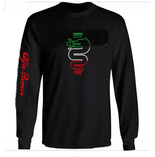 Autumn winter man T-shirt fashion long sleeved casual o-neck t shirt Brand cotton alfa romeo Print Solid color tshirt New
Autumn winter man T-shirt fashion long sleeved casual o-neck t shirt Brand cotton alfa romeo Print Solid color tshirt New