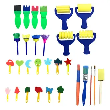 30 Pcs/Set Kids Children Education DIY Painting Tools With Seals Sponge Brushes Drawing Learning Accessories Art Supplies
30 Pcs/Set Kids Children Education DIY Painting Tools With Seals Sponge Brushes Drawing Learning Accessories Art Supplies