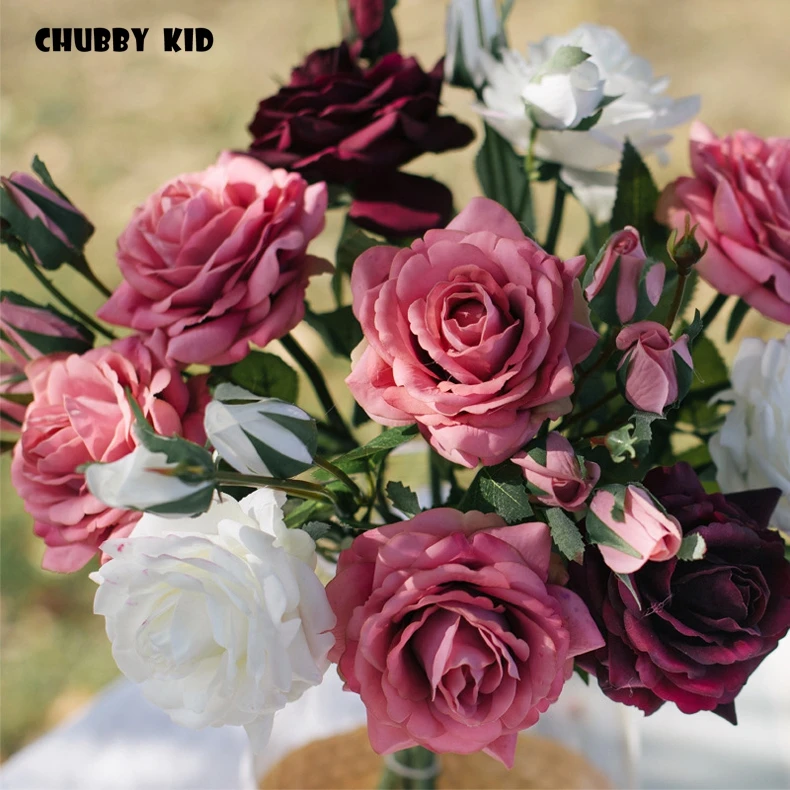 12pcs! Wholesale real touch flower artificial rose flowers fake felt moisturizing effect rose latex wedding decorative Rosa
12pcs! Wholesale real touch flower artificial rose flowers fake felt moisturizing effect rose latex wedding decorative Rosa
