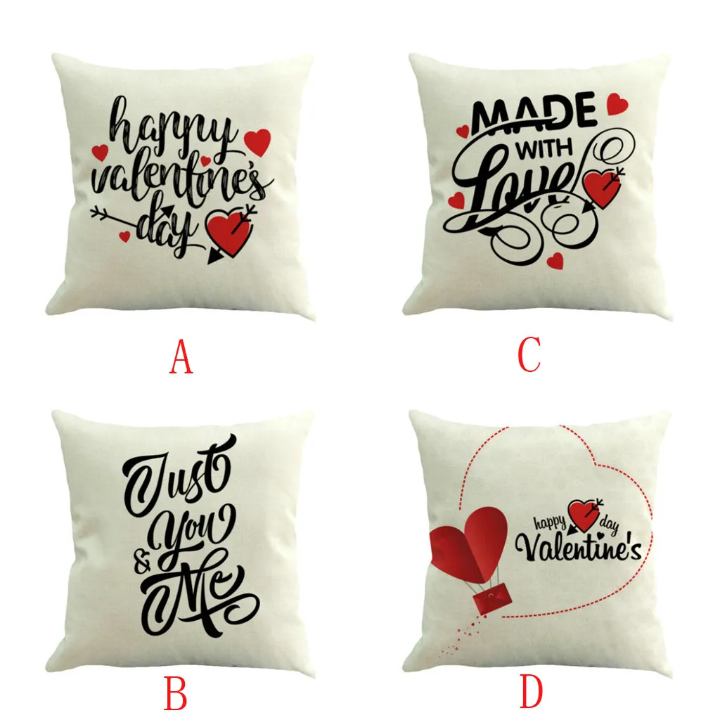 MUQGEW 2019 New Arrvial Pillow Case Happy Valentines Day Letter Printed Throw Pillow Cover Poszewki Na Poduszki
MUQGEW 2019 New Arrvial Pillow Case Happy Valentines Day Letter Printed Throw Pillow Cover Poszewki Na Poduszki