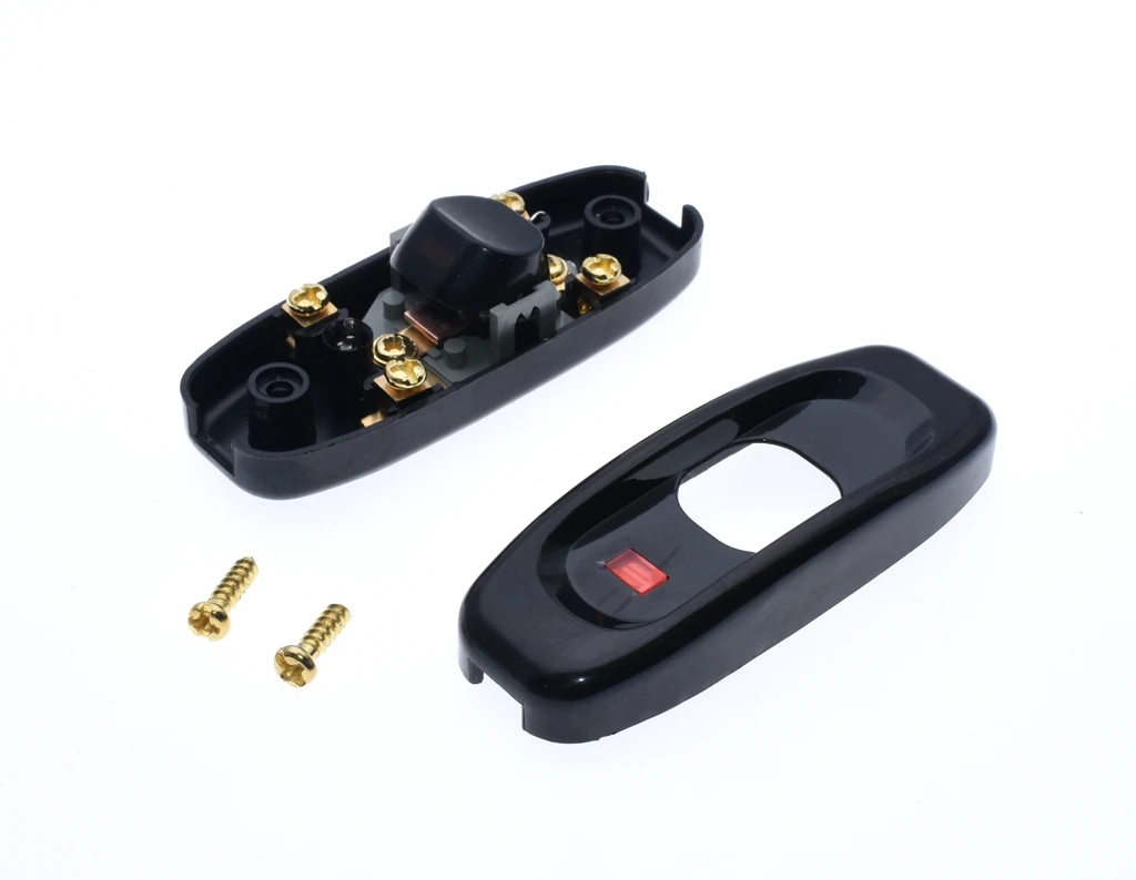 Bedside Lamp Switch AC 220V 10A Inline ON/OFF Table Desk Lamp Cord Cable Switch with LED Indicator Light
Bedside Lamp Switch AC 220V 10A Inline ON/OFF Table Desk Lamp Cord Cable Switch with LED Indicator Light