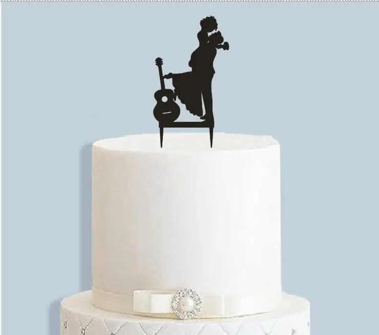 Musical Theme Wedding Cake Topper Romantic Bride Groom Guitar Cake Decoration Gifts Topper Wedding Party Favor Supplies
Musical Theme Wedding Cake Topper Romantic Bride Groom Guitar Cake Decoration Gifts Topper Wedding Party Favor Supplies