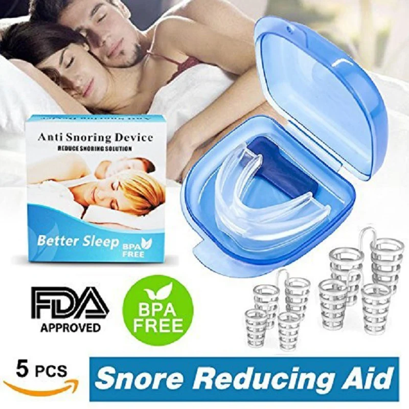 Anti-Snoring Nose Clip Health Sleeping Anti-Snoring Clamp 4PCS Nasal Dilator Anti-snore Mouthpiece Anti-Snore Set for Men Women
Anti-Snoring Nose Clip Health Sleeping Anti-Snoring Clamp 4PCS Nasal Dilator Anti-snore Mouthpiece Anti-Snore Set for Men Women