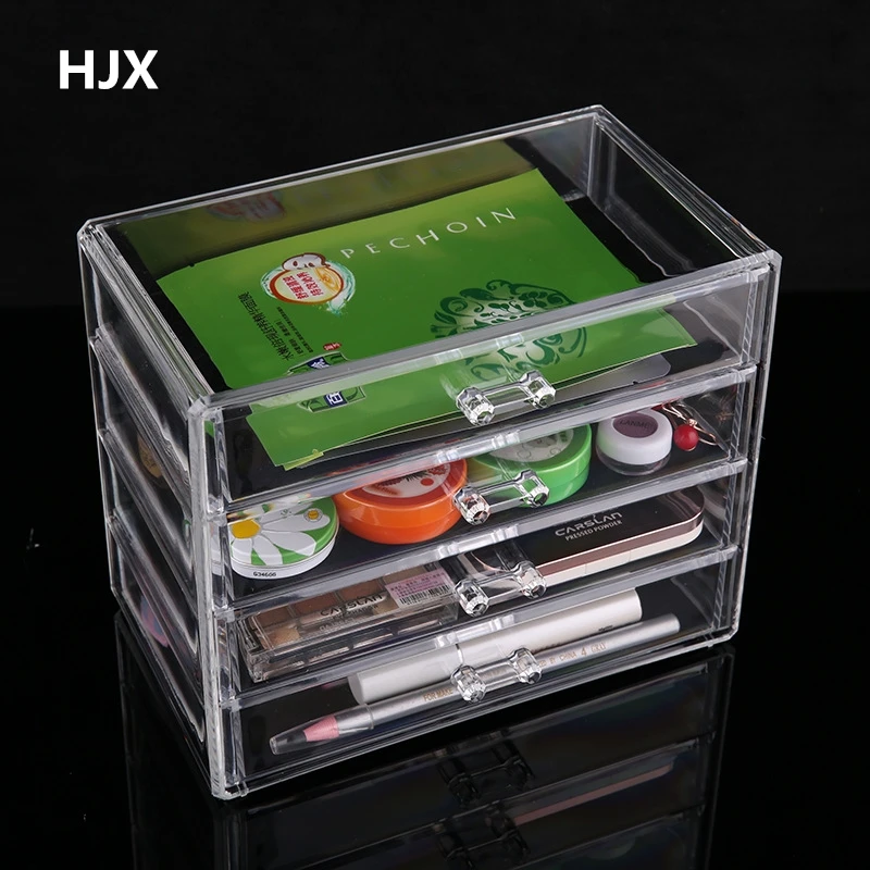 4 layer Drawer type Acrylic makeup storage Display box Cosmetics Storage organizers Jewelry Accessory case casket
4 layer Drawer type Acrylic makeup storage Display box Cosmetics Storage organizers Jewelry Accessory case casket
