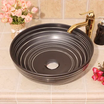 Europe Vintage Style Ceramic Art Basin Sinks Counter Top Wash Basin Bathroom Vessel Sinks vanities vintage ceramic sink black
Europe Vintage Style Ceramic Art Basin Sinks Counter Top Wash Basin Bathroom Vessel Sinks vanities vintage ceramic sink black