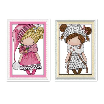 11CT 14CT cross stitch handmade kit, cartoon animation sheep doll handmade diy embroidery decorative crafts paintings
11CT 14CT cross stitch handmade kit, cartoon animation sheep doll handmade diy embroidery decorative crafts paintings