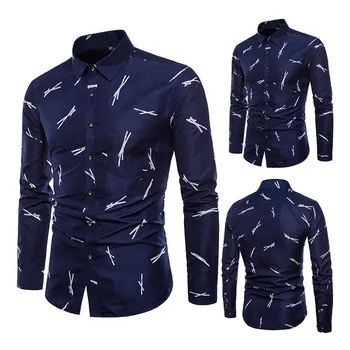 Men's Shirt Lapel Long Sleeve Printing Casual Fashion Slim For Business Party BMF88
Men's Shirt Lapel Long Sleeve Printing Casual Fashion Slim For Business Party BMF88