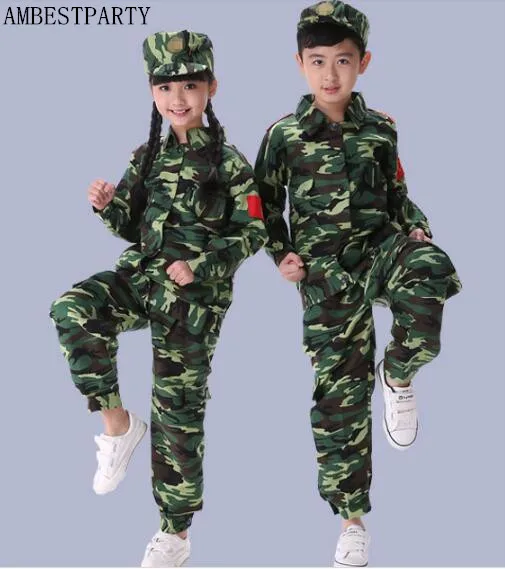 Hot 2018 Kids army camo camouflage soldier marine costume Performance Stage Costume Military training clothing AMBESTPARTY
Hot 2018 Kids army camo camouflage soldier marine costume Performance Stage Costume Military training clothing AMBESTPARTY