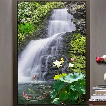 Custom 3D Mural Wallpaper Fresh Natural Water Waterfall Porch Living Room Background Non-Woven Photos Waterproof Wallpaper Mural
Custom 3D Mural Wallpaper Fresh Natural Water Waterfall Porch Living Room Background Non-Woven Photos Waterproof Wallpaper Mural