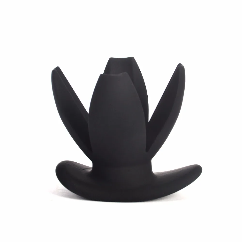 Soft Safe Silicone Hollow Anal Open Plug Butt Plug Ass Enlarger For Men Woman Opening Anus Expander Anal Plug Gay Sex Toys O2