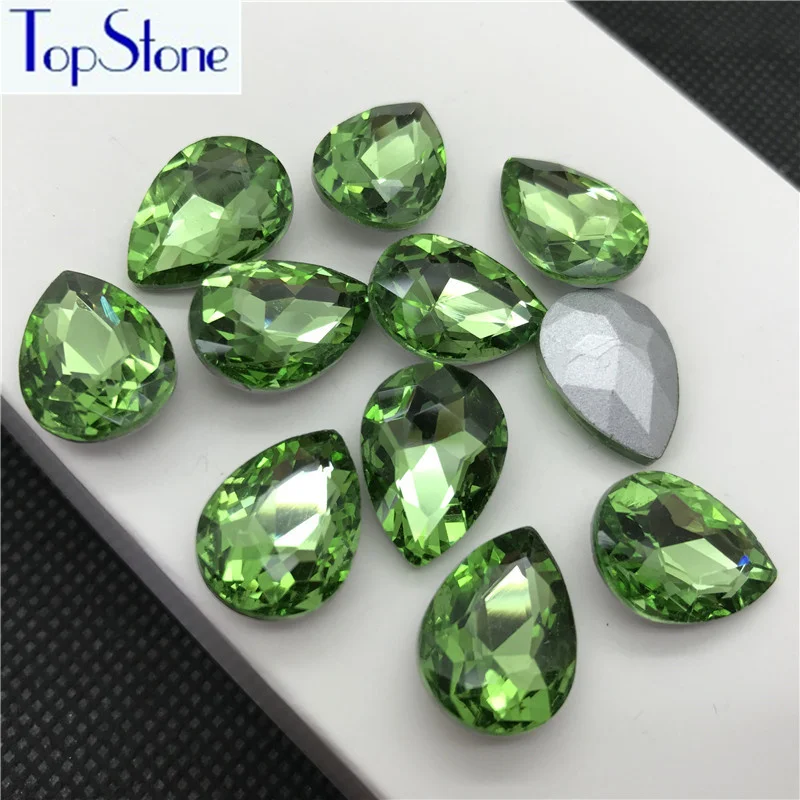 Peridot Color TEARDROP Glass Crystal POINTED BACK Rhinestones 5x8,6x10,8x13,10x14,13x18,18x25,20x30,30x40mm Dress Drop stone
Peridot Color TEARDROP Glass Crystal POINTED BACK Rhinestones 5x8,6x10,8x13,10x14,13x18,18x25,20x30,30x40mm Dress Drop stone