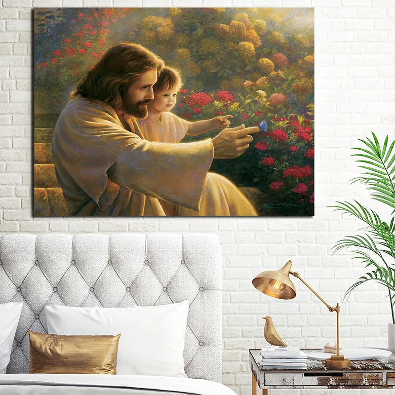 Christ With Baby Smiling Jesus Canvas Prints Picture Modular Paintings for Living Room Poster on The Wall Home Decoration
Christ With Baby Smiling Jesus Canvas Prints Picture Modular Paintings for Living Room Poster on The Wall Home Decoration