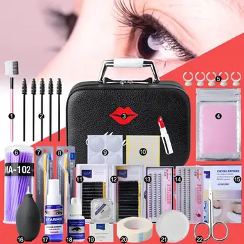 22pcs/Set Eyelash Extension Set Special Grafting Eyelash Set For Beauty Salon No Stimulating Glue Easy Grafting Eyelash Tool
22pcs/Set Eyelash Extension Set Special Grafting Eyelash Set For Beauty Salon No Stimulating Glue Easy Grafting Eyelash Tool
