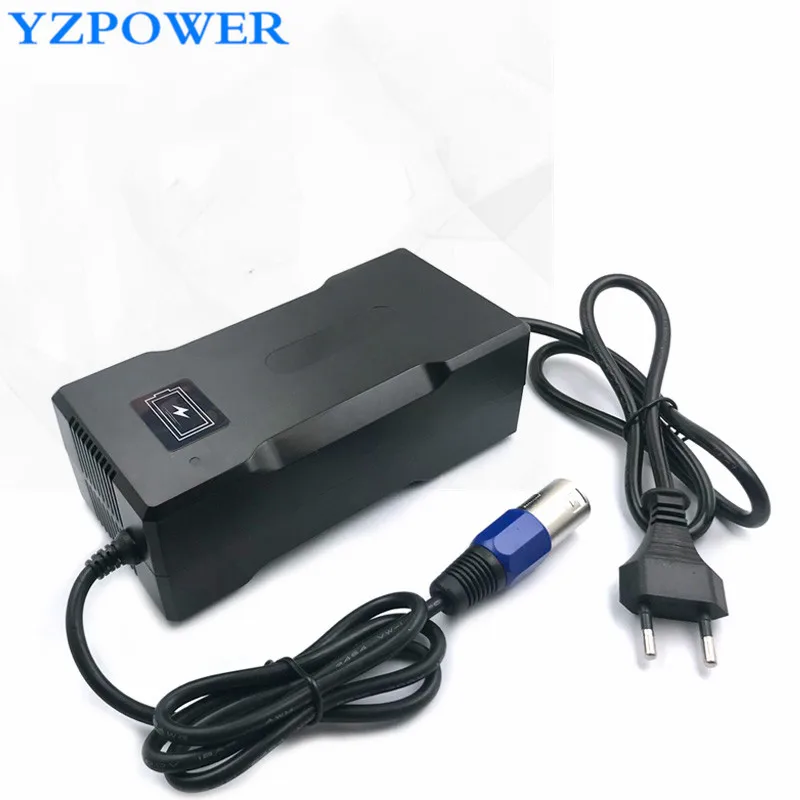 YZPOWER CE ROHS 54.6V 4A Smart Lithium Battery Charger For 48V Lipo Li-ion Battery Electric Bike Power Tool With Cooling Fan
YZPOWER CE ROHS 54.6V 4A Smart Lithium Battery Charger For 48V Lipo Li-ion Battery Electric Bike Power Tool With Cooling Fan