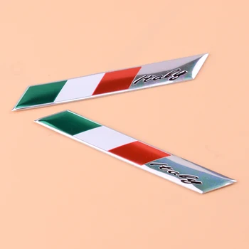 CITALL New 2Pcs 3D Aluminum Italy Flag Fender Trunk Emblem Badge Sticker Fit for Alfa Romeo FIAT Car Styling Accessories
CITALL New 2Pcs 3D Aluminum Italy Flag Fender Trunk Emblem Badge Sticker Fit for Alfa Romeo FIAT Car Styling Accessories