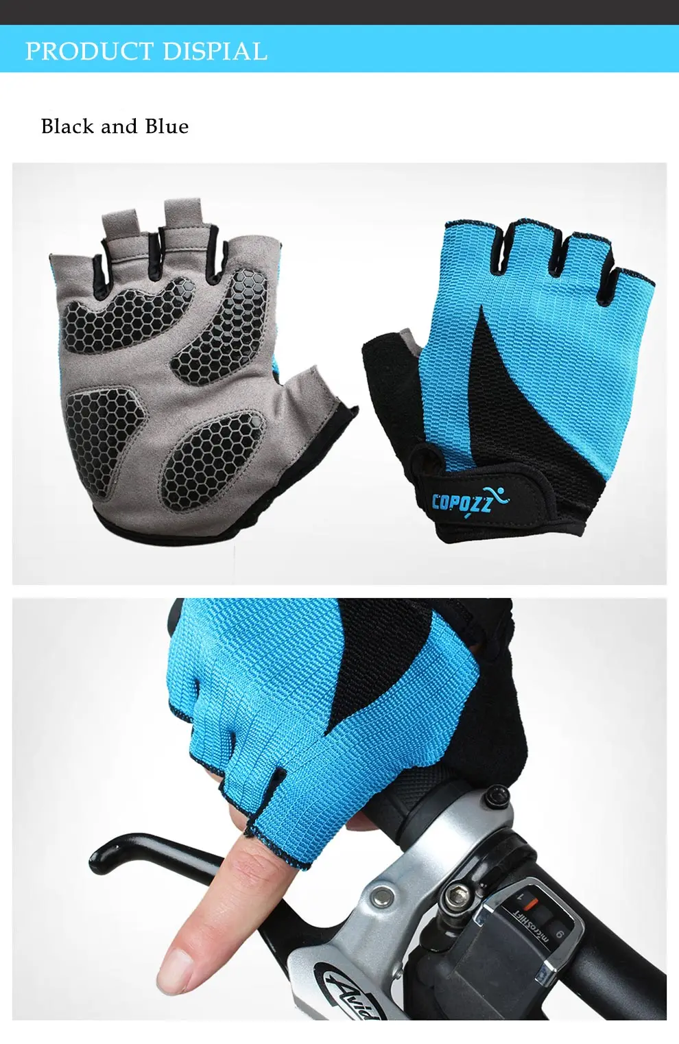 shock absorbing bike gloves