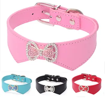 1pcs Lovely Pets Dog Collar Bling Crystal PU Leather Dog Collars Necklace Pet Puppy Cats Small Dog Perros Accessories Mascotas
1pcs Lovely Pets Dog Collar Bling Crystal PU Leather Dog Collars Necklace Pet Puppy Cats Small Dog Perros Accessories Mascotas