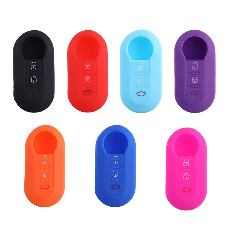Silicone Car Key Cover CASE Fit for FIAT 500 Panda Punto Flip Folding Remote KEY CASE FOR CAR 3buttons No Logo
Silicone Car Key Cover CASE Fit for FIAT 500 Panda Punto Flip Folding Remote KEY CASE FOR CAR 3buttons No Logo