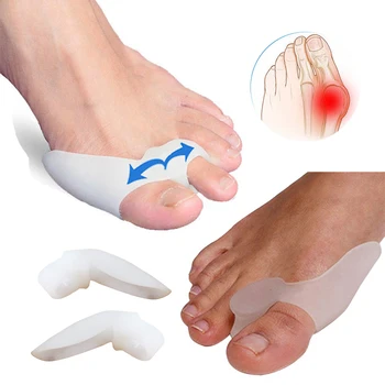 Bone Thumb Straightener Hallux Valgus Correction Stretcher Toe Separators Bunion Straightener Foot Care Pedicure Tool 4Pcs=2Pair
Bone Thumb Straightener Hallux Valgus Correction Stretcher Toe Separators Bunion Straightener Foot Care Pedicure Tool 4Pcs=2Pair