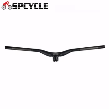 Spcycle New Carbon Fiber Integrated Riser Handlebars with Stem,MTB Mountain Bike Bicycle Carbon One-Shaped Handlebars Bars
Spcycle New Carbon Fiber Integrated Riser Handlebars with Stem,MTB Mountain Bike Bicycle Carbon One-Shaped Handlebars Bars