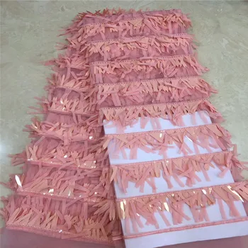 2019 Upscale Tassels Pink African Net 3D Big Sequins Lace High Quality French Tulle Lace Wedding Nigeria Fabric 5Yards xc65-1861
2019 Upscale Tassels Pink African Net 3D Big Sequins Lace High Quality French Tulle Lace Wedding Nigeria Fabric 5Yards xc65-1861