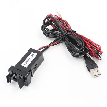 For Toyota USB Charger Adapter Port Cable Interface Audio Socket 2.1A 5V USB Car Charge For iPhone X Xiaomi Huawei Samsung S9 S8
For Toyota USB Charger Adapter Port Cable Interface Audio Socket 2.1A 5V USB Car Charge For iPhone X Xiaomi Huawei Samsung S9 S8