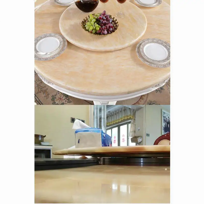 Cast Iron Lazy Susan Turntable Base for GlassWoodMarble Table Swivel with Smooth Needle Roller Bearin (4)