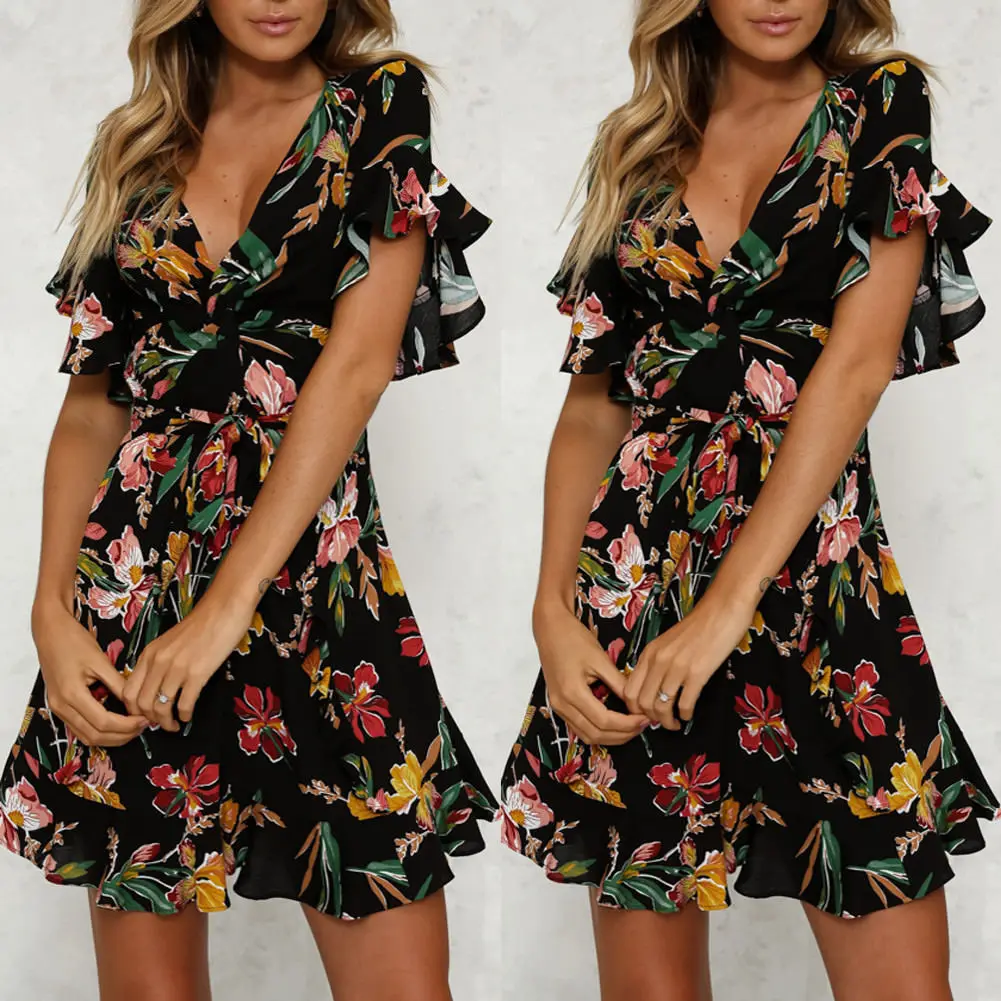 2018 deep v neck backless long women dress Chiffon vestidos split cross lace up summer sundress Short Sleeve beach mini dress
2018 deep v neck backless long women dress Chiffon vestidos split cross lace up summer sundress Short Sleeve beach mini dress