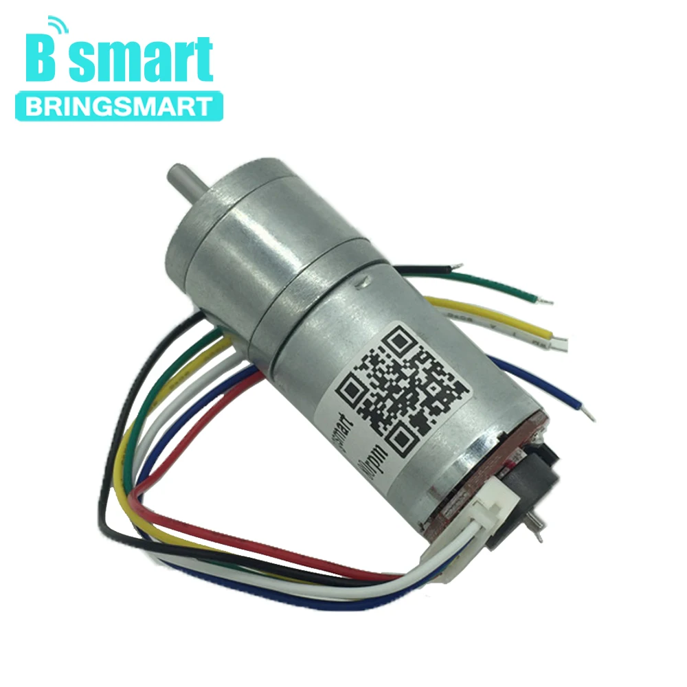 Bringsmart GA25-371 DC 12 Volt Motors with Encoder Gear Motor D Type Shaft Mini Electric Motor for Metal Toys DIY Accessories
Bringsmart GA25-371 DC 12 Volt Motors with Encoder Gear Motor D Type Shaft Mini Electric Motor for Metal Toys DIY Accessories