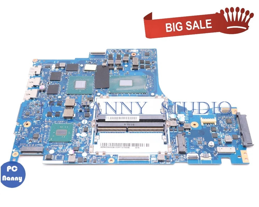 PC NANNY 5B20N00291 DY512 NM-B191 for lenovo Y520 laptop motherboard 15.6 Inch i5-7300HQ DDR4 GeForce GTX 1050 GDDR tested
PC NANNY 5B20N00291 DY512 NM-B191 for lenovo Y520 laptop motherboard 15.6 Inch i5-7300HQ DDR4 GeForce GTX 1050 GDDR tested