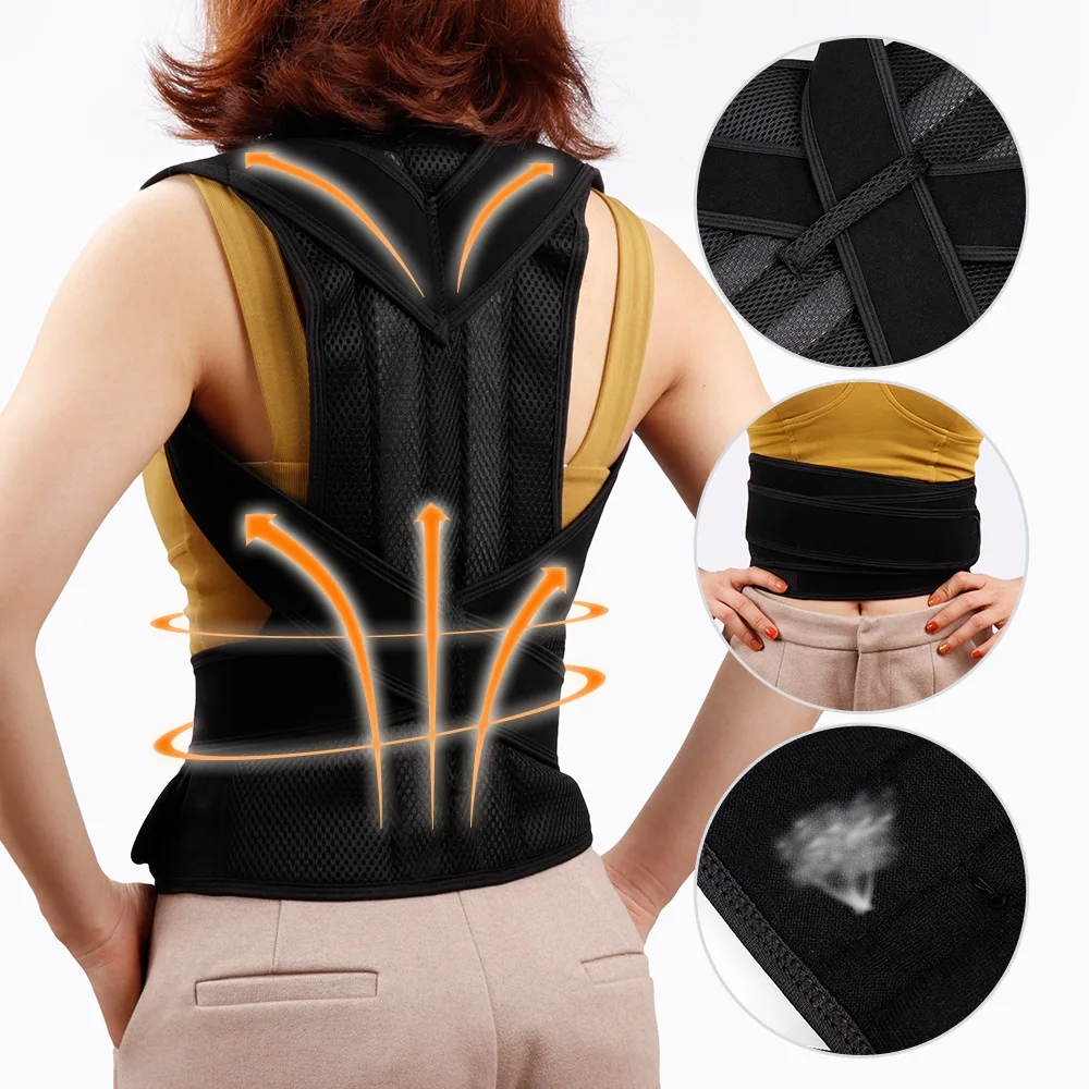 Posture Corrector for Men and Women Back Posture Brace Clavicle Support Stop Slouching and Hunching Adjustable Back Trainer
Posture Corrector for Men and Women Back Posture Brace Clavicle Support Stop Slouching and Hunching Adjustable Back Trainer