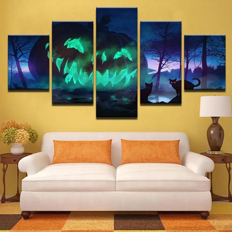 posters and prints 5 Piece Painting wall art jack o lantern Canvas art Painting wall pictures For Living Room dropshipping
posters and prints 5 Piece Painting wall art jack o lantern Canvas art Painting wall pictures For Living Room dropshipping