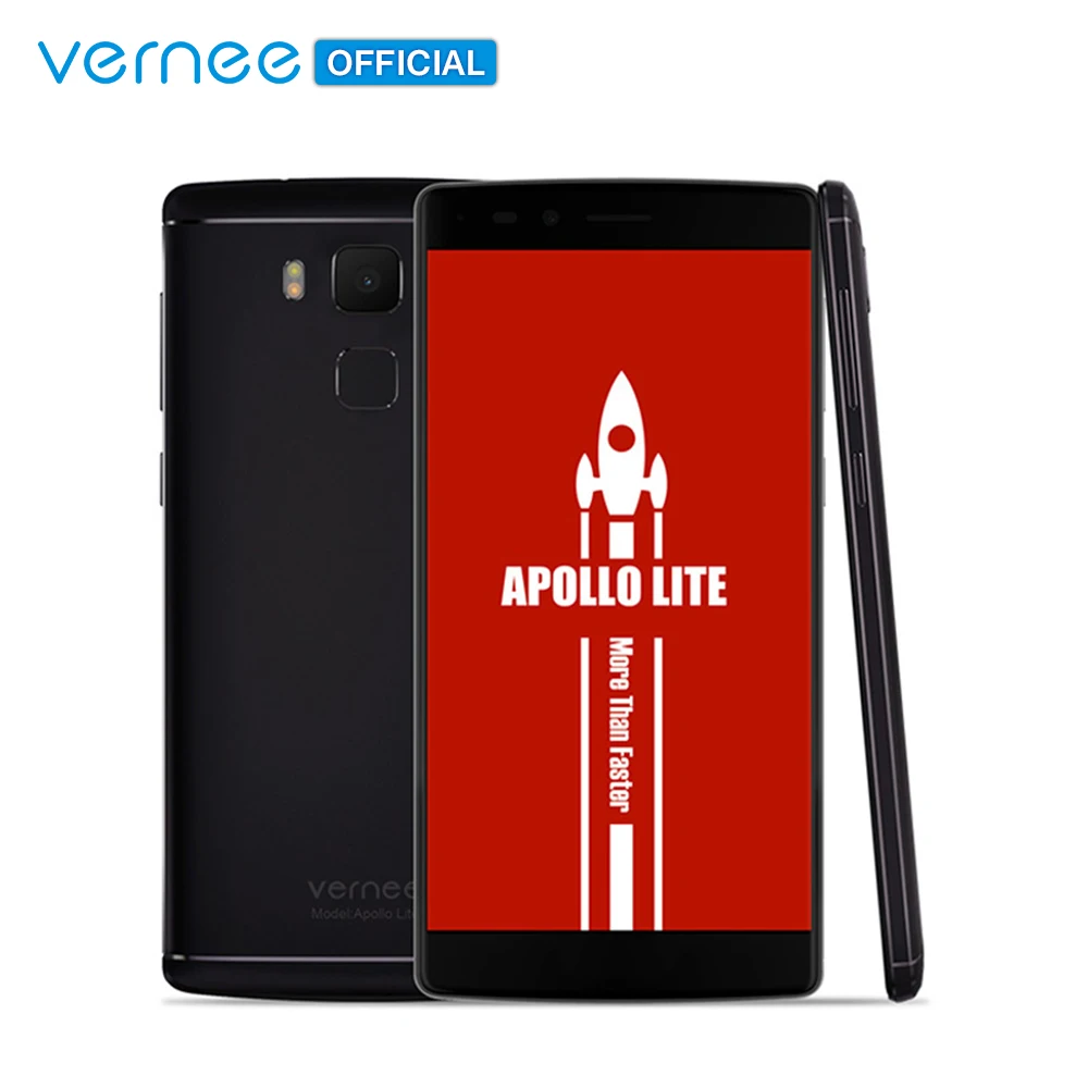 Vernee Apollo Lite мобильный телефон Android 6.0 MT6797 Дека Core 5.5 Дюймов Основная Камера 16MP 4 Гб + 32