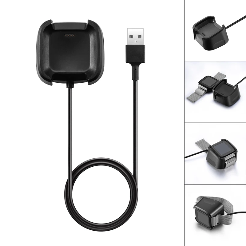 New Charging Base Desktop Charger ForFitbit Versa Watch Charging Cradle Dock USB Data Charging Cable
New Charging Base Desktop Charger ForFitbit Versa Watch Charging Cradle Dock USB Data Charging Cable