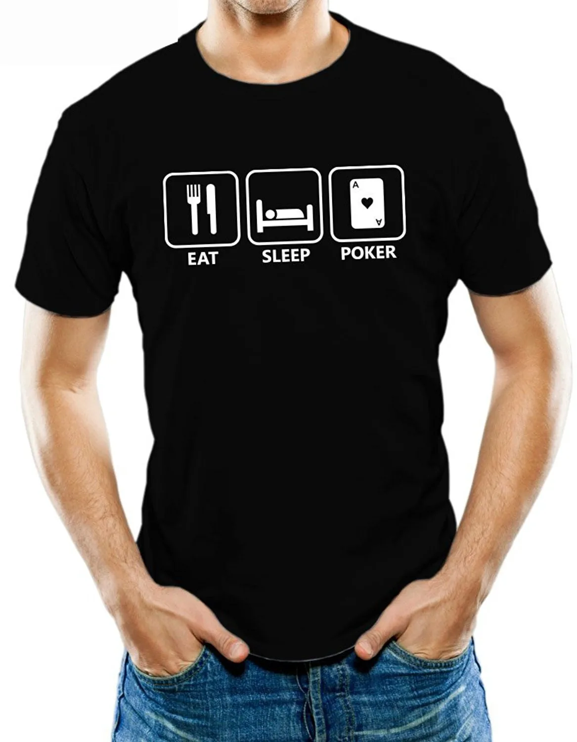 Casual Plus Size T-shirts Hip Hop Style Tops Tee S-2xl Men's Eat Sleep Poker T-shirt Stranger Things Design T Shirt
Casual Plus Size T-shirts Hip Hop Style Tops Tee S-2xl Men's Eat Sleep Poker T-shirt Stranger Things Design T Shirt