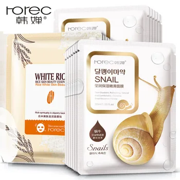 ROREC 60Pcs Snail Essence Hydrating Moisturizing Face Mask White rice tender skin Anti Aging Anti Wrinkle Nourishing Mask
ROREC 60Pcs Snail Essence Hydrating Moisturizing Face Mask White rice tender skin Anti Aging Anti Wrinkle Nourishing Mask