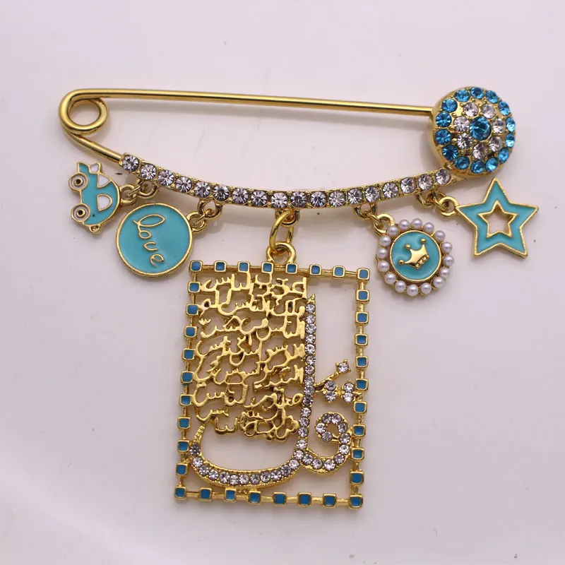 muslim islam turkish evil eye Allah four Qul suras Stainless steel brooch baby pin accept drop shipping
muslim islam turkish evil eye Allah four Qul suras Stainless steel brooch baby pin accept drop shipping