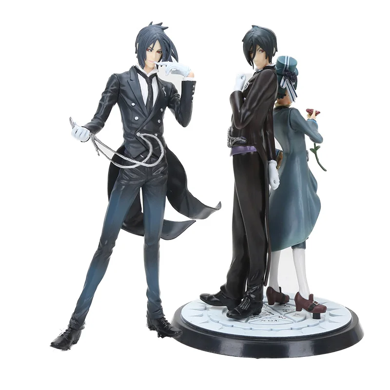 Black Butler Ciel Sebastian Michaelis Action Figures PVC brinquedos Collection Figures toys free hsipping
Black Butler Ciel Sebastian Michaelis Action Figures PVC brinquedos Collection Figures toys free hsipping