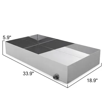 Tig 18 Ga Maple Syrup Boiling Pan 18x34x6 Stainless Steel Sap evaporator GreaPan For Making Maple Syrup
Tig 18 Ga Maple Syrup Boiling Pan 18x34x6 Stainless Steel Sap evaporator GreaPan For Making Maple Syrup