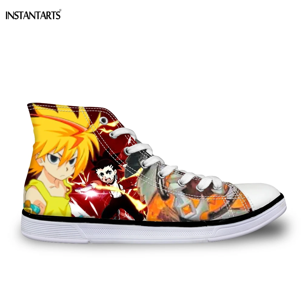 INSTANTARTS Hot Anime Beyblade Burst Evolution Print boys High Top Canvas Shoes Chilren Lace Up Flats Shoes Casual Walk Footwear
INSTANTARTS Hot Anime Beyblade Burst Evolution Print boys High Top Canvas Shoes Chilren Lace Up Flats Shoes Casual Walk Footwear