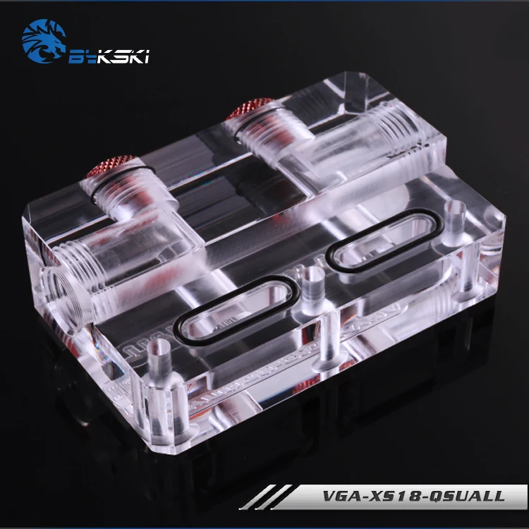 Bykski Direction Conversion Module for Bykski GPU Waterblock / L-Shape Acrylic GPU Block Conversion Kit. P/N: VGA-XS18-QSQUALL
Bykski Direction Conversion Module for Bykski GPU Waterblock / L-Shape Acrylic GPU Block Conversion Kit. P/N: VGA-XS18-QSQUALL