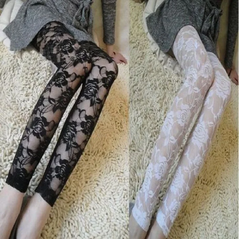Fashion Sexy Women Stretch Skinny Slim Pants Trousers White Black Lace Floral Leggings Cotton Leggings
Fashion Sexy Women Stretch Skinny Slim Pants Trousers White Black Lace Floral Leggings Cotton Leggings